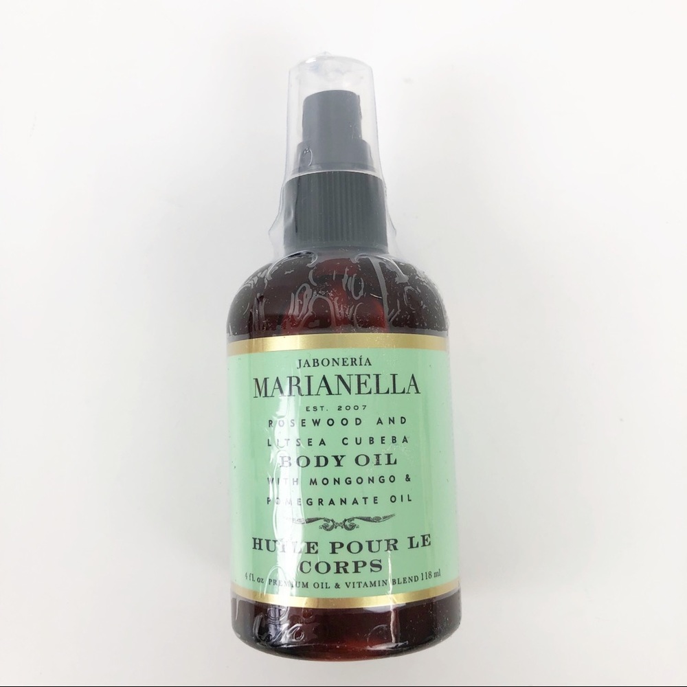 Marianella Rosewood and Litsea Cubea Body Oil 4 Oz